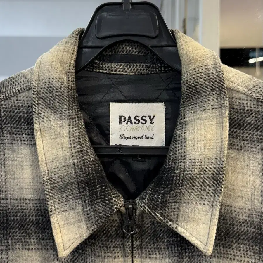 PASSY COMPANY jpn  체크 울자켓