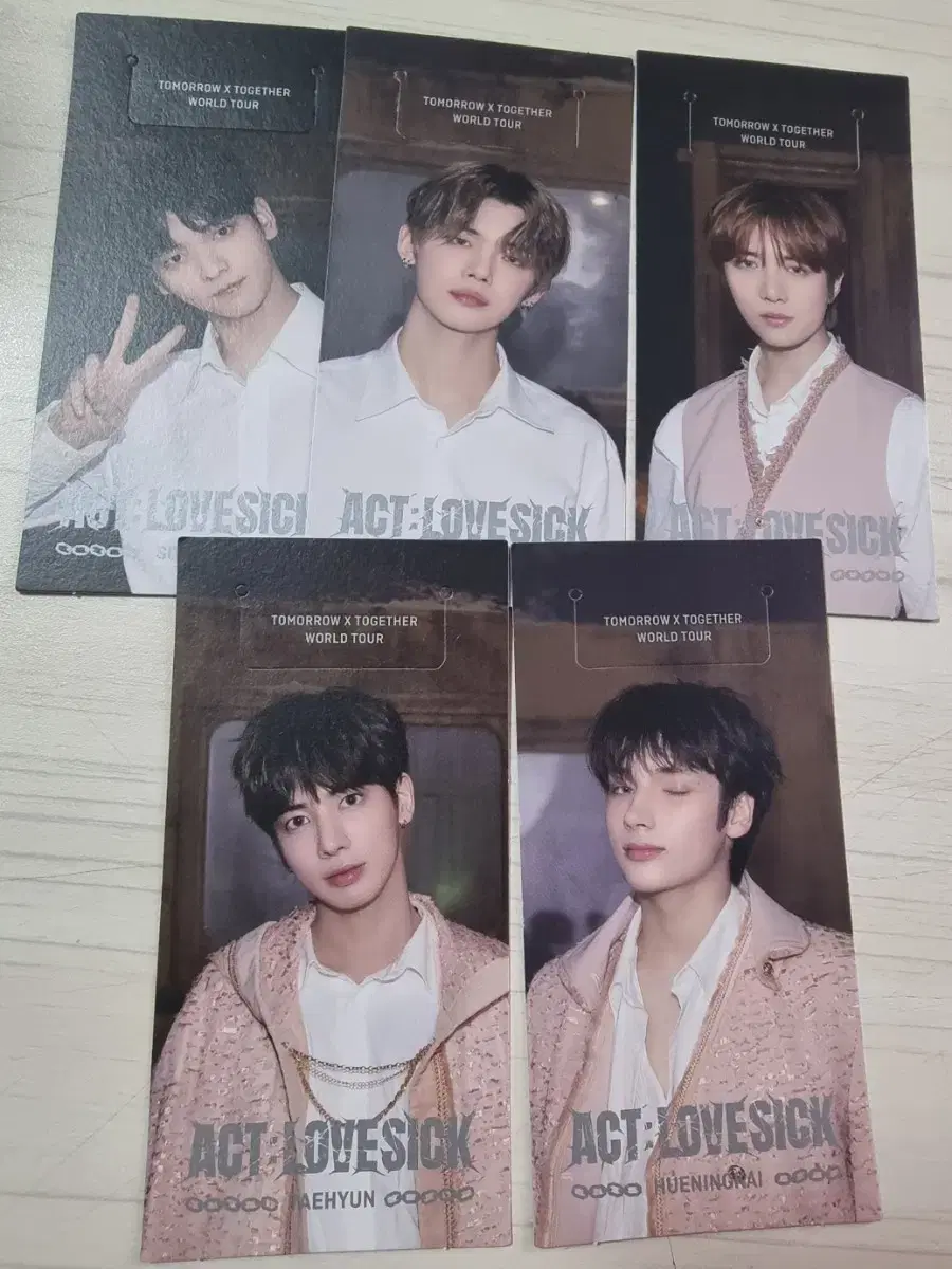 txt txt lubsikcon dvd bookmarks wts sell txt soobinyeonjun beomgyu taehyun hueningkai