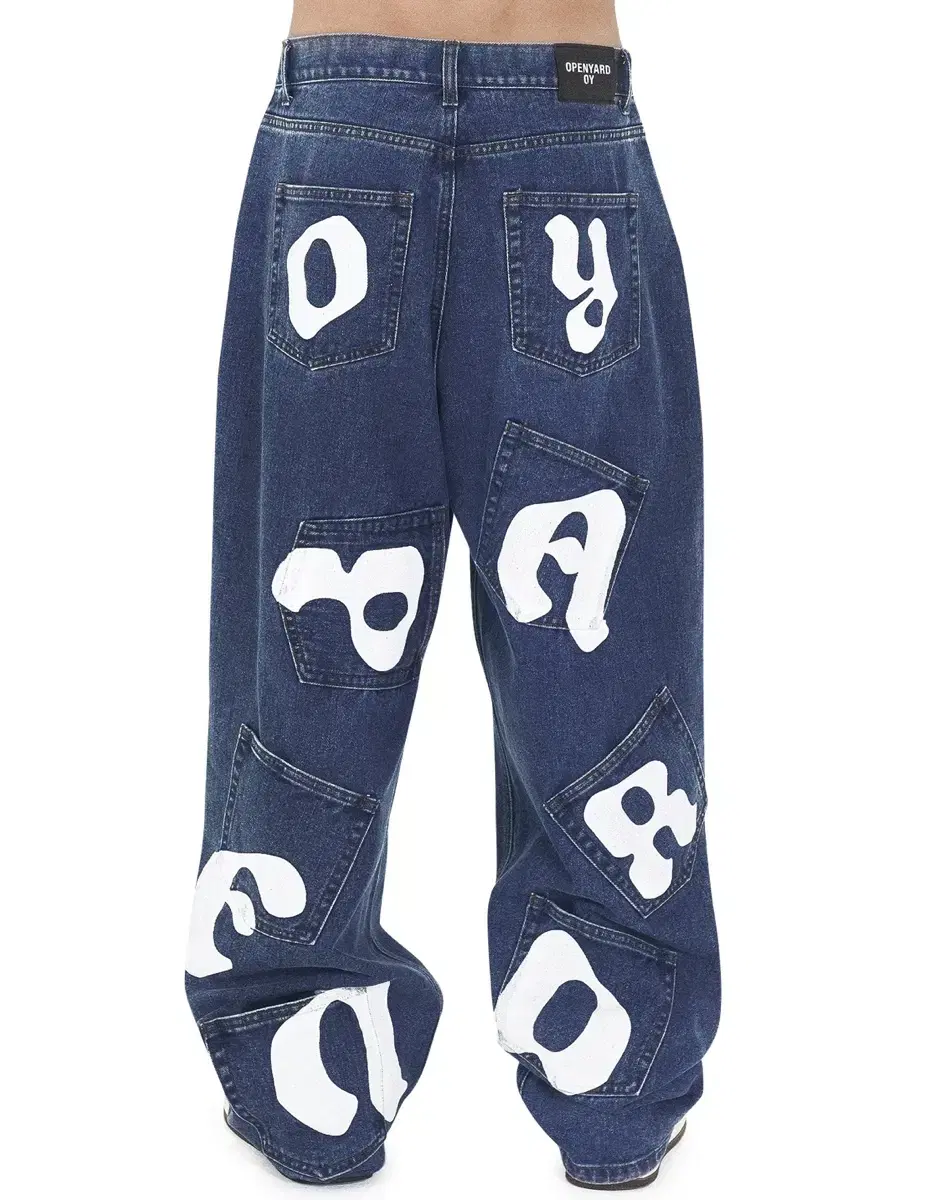 OY OY Logo Pocket Denim Pants Jeans