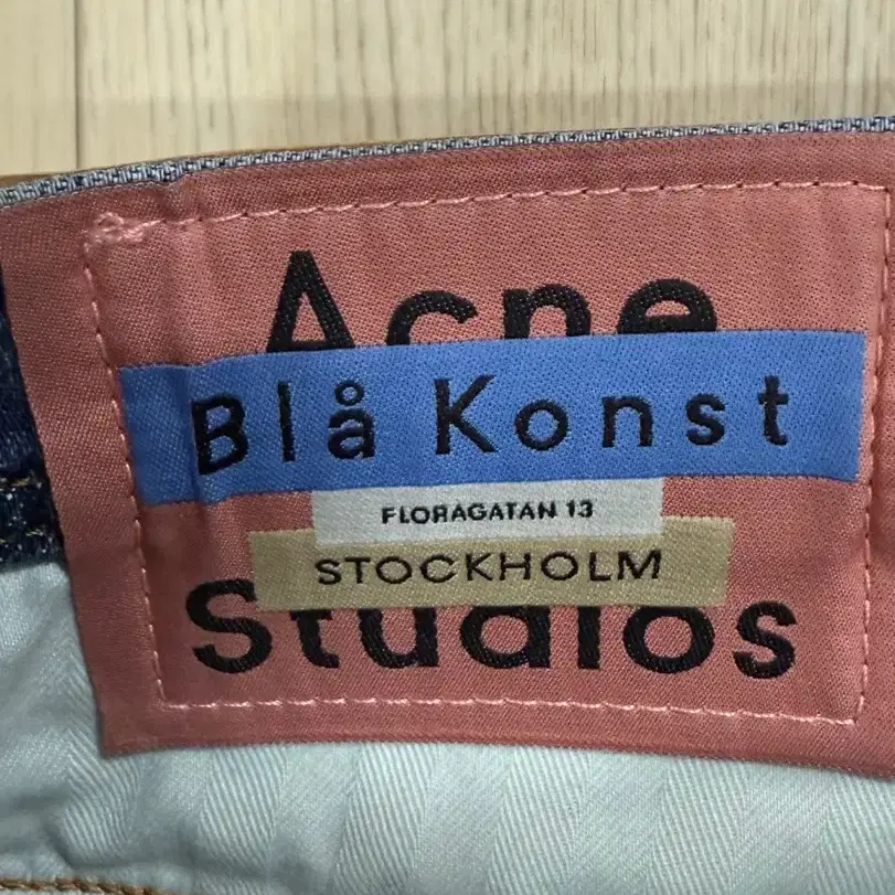 Acne Studio 아크네 스튜디오 리버 미드 블루 데님 청바지