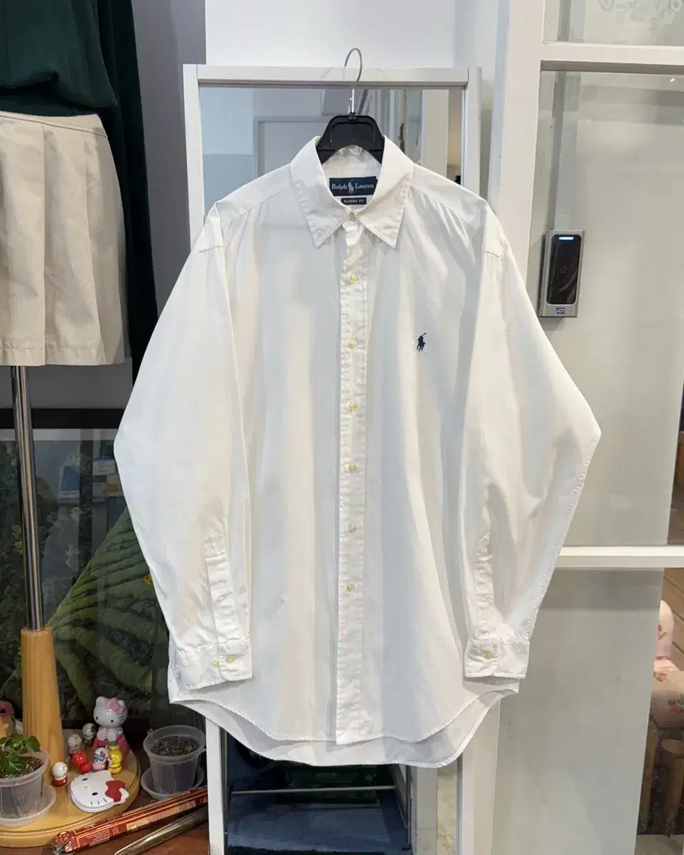 (Genuine) Polo Overfit White Shirt [L]