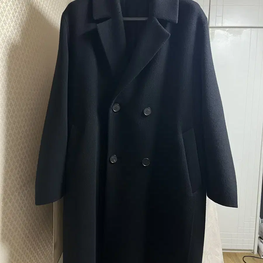 마마가리 BACK WADDING HANDMADE DOUBLE COAT