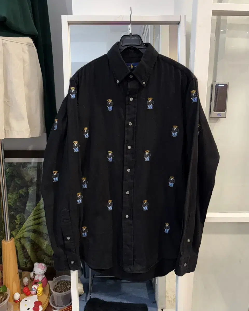 (Genuine) Polo Bear Multipony Black Shirt