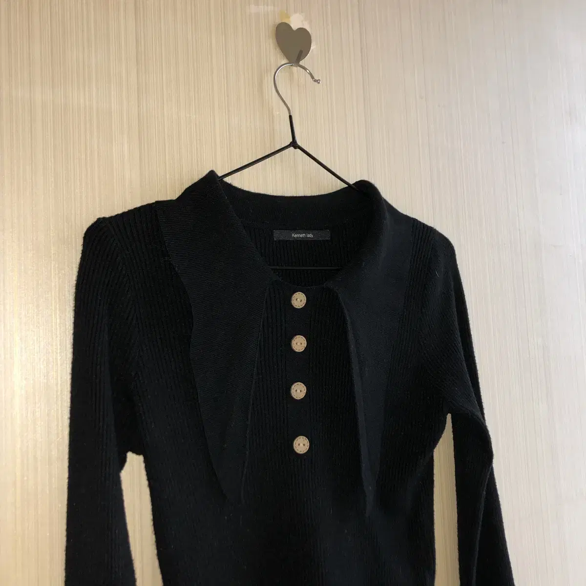 Vintage kenneth lady black knit