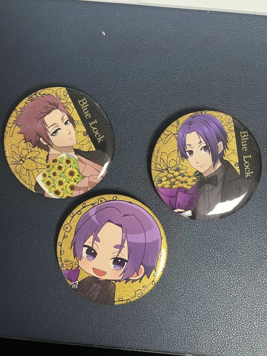 BLUELOCK Itoshi Sae, Mikage Leo Bee's Day Flower Can Badge