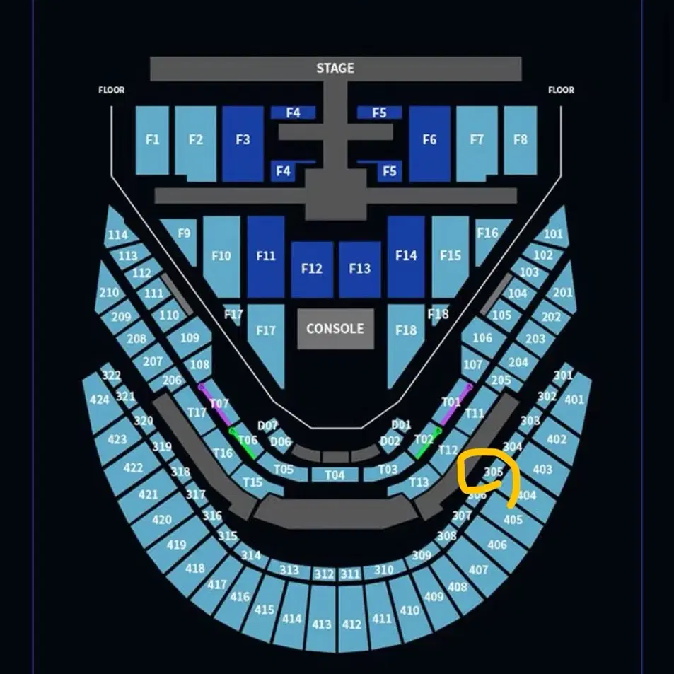 엔시티127 막콘 양도 127콘서트 양도 엔시티127콘서트 막콘 3층