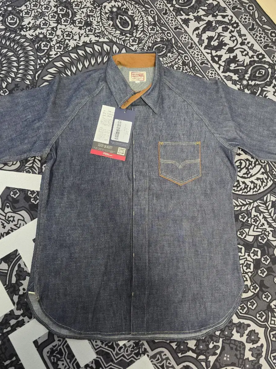 New Arrivals Deluxe Wear 40s Indigo Denim Shirt XL