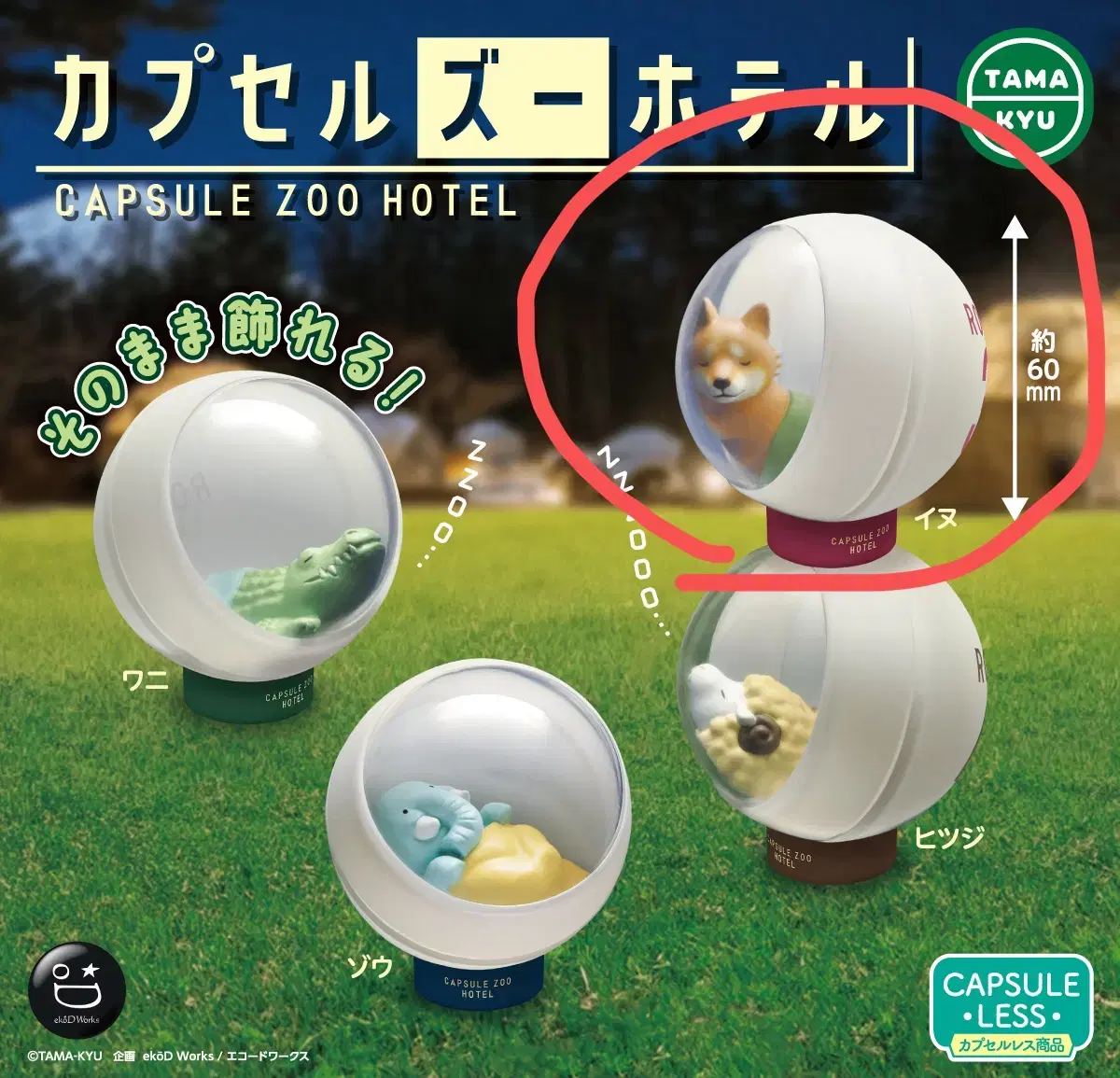 Sell) Capsule Animal Hotel