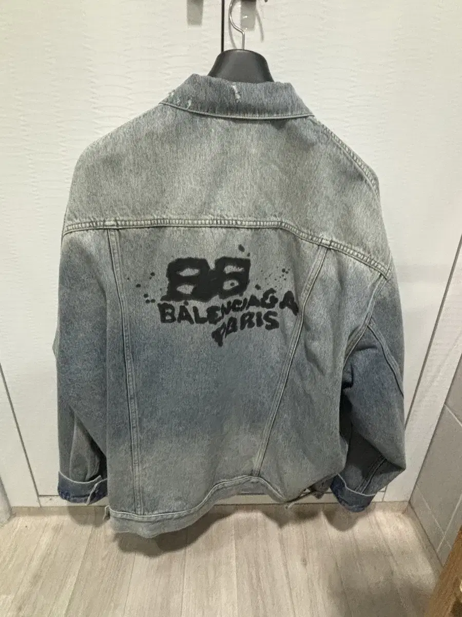 Balenciaga BB logo denim jacket