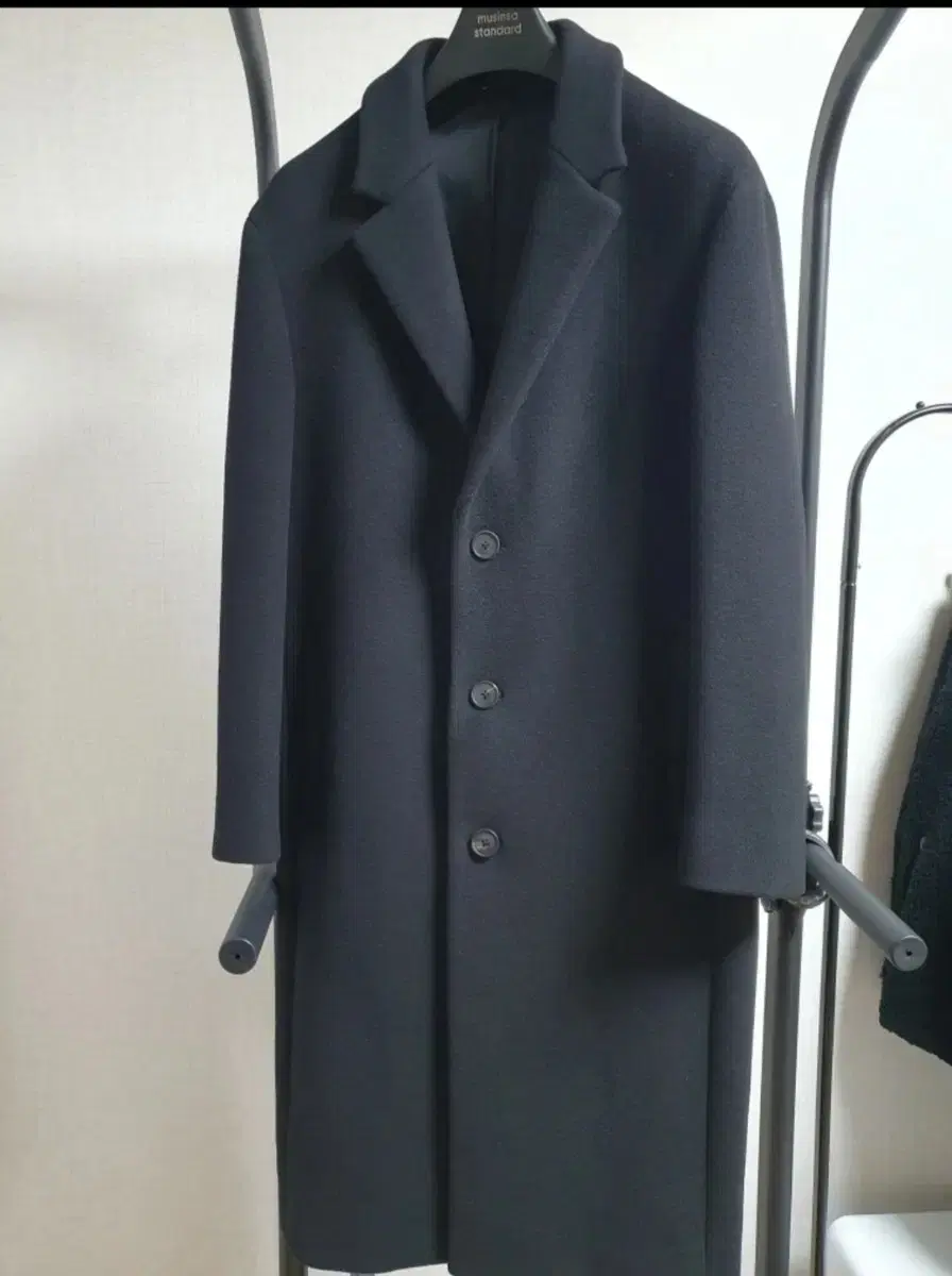 Gentleman's Standard Cashmere Single Coat M in Black