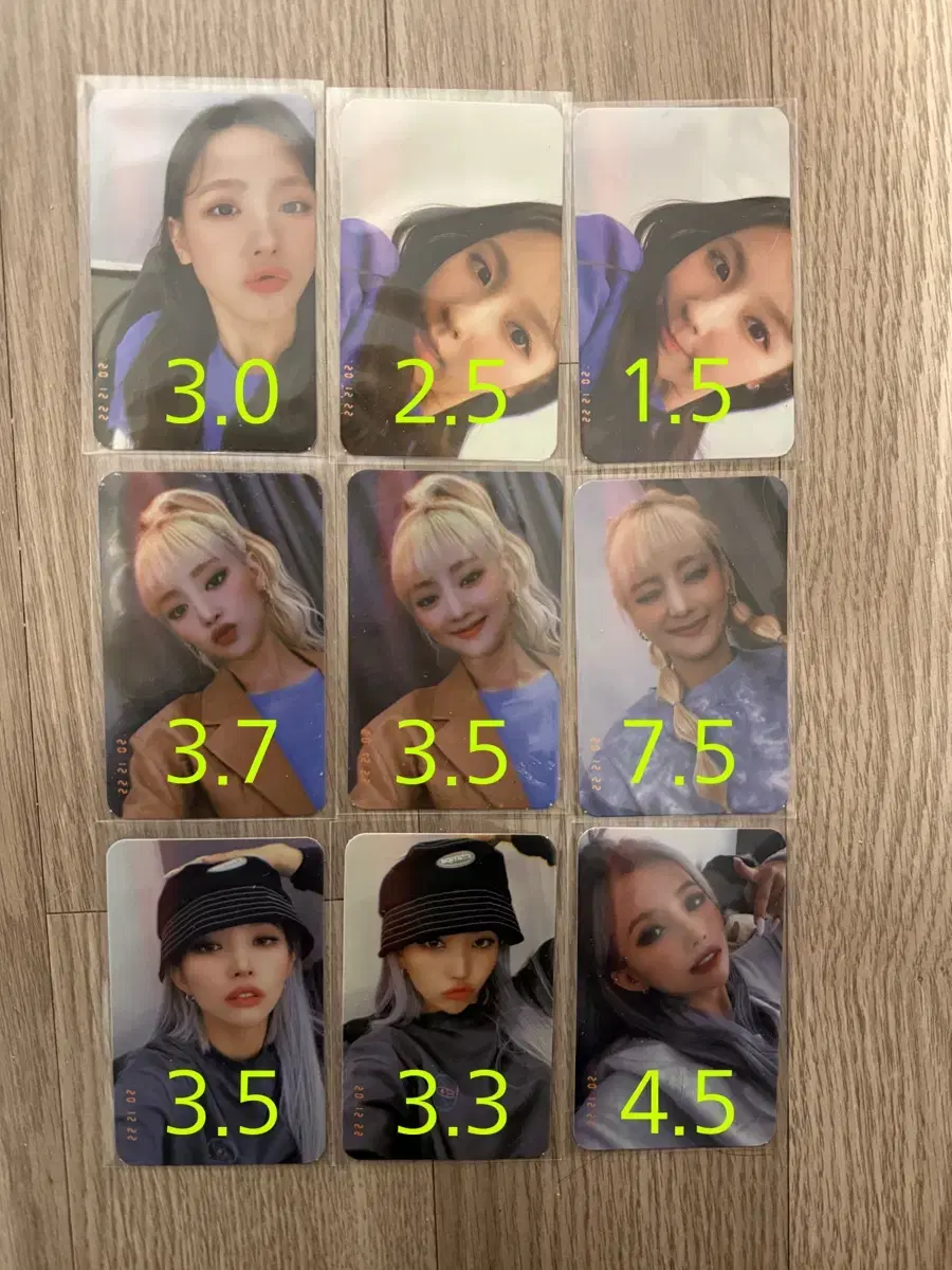 Gidles miyeon minnie soyeon aki classic aki pre-order benefit photocard