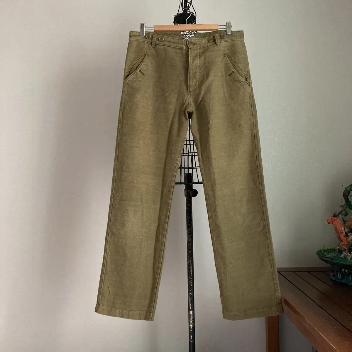 BlazBlum Suspender Button Work Pants (~35")