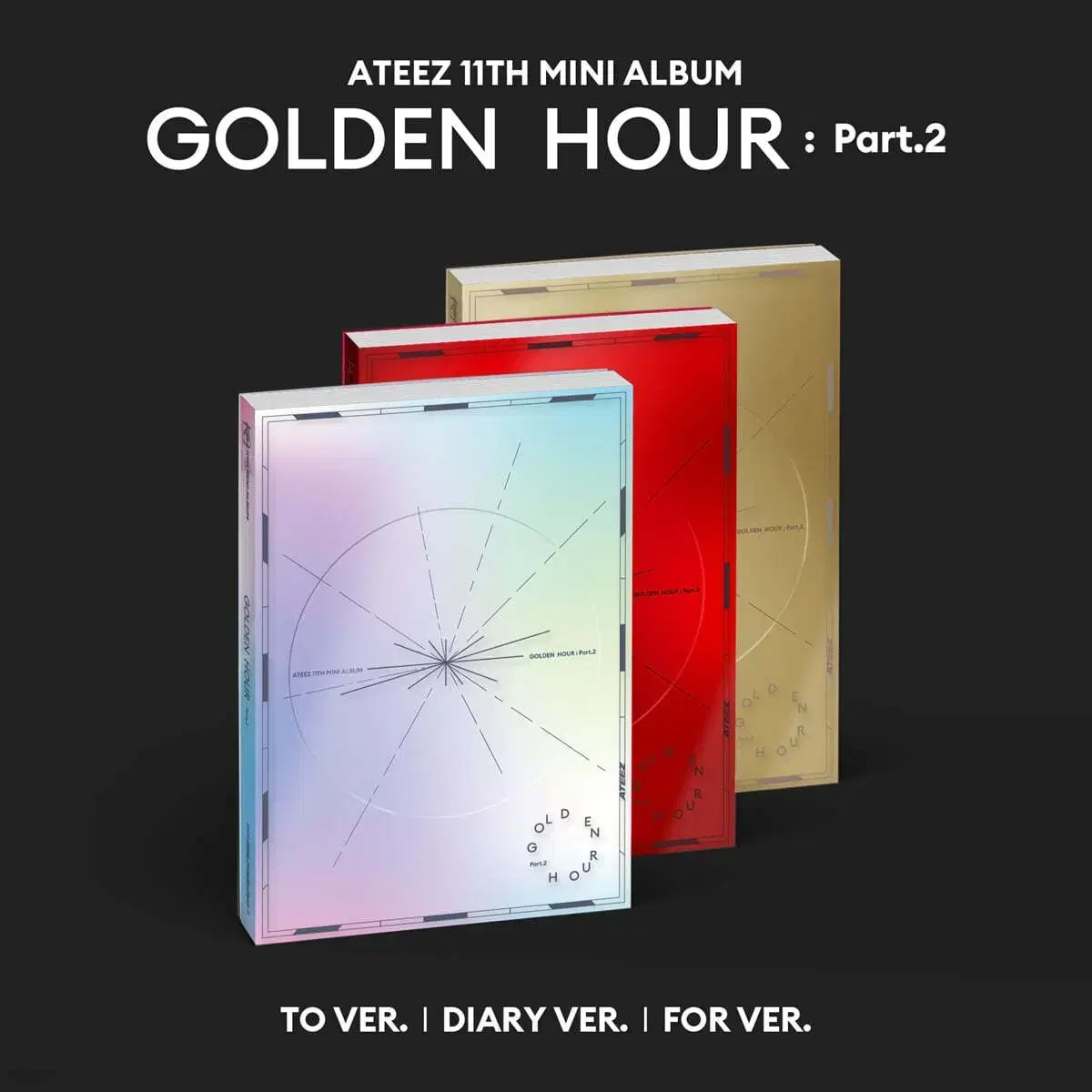 [3 types] ateez ATEEZ Golden Hour photobook sealed New Products Album