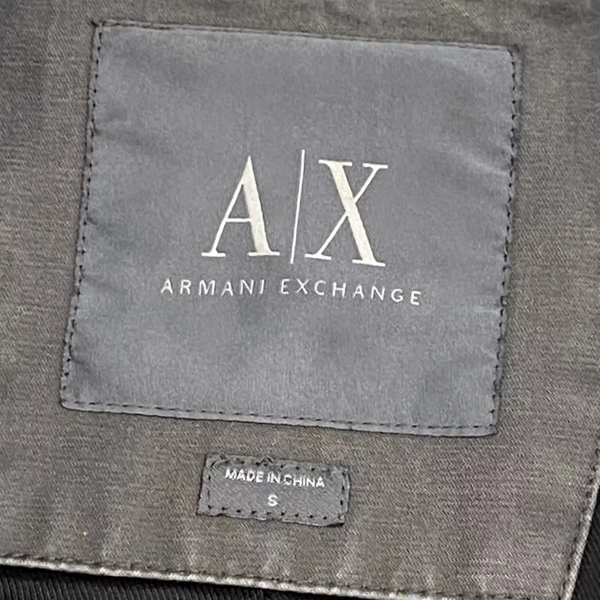 Armani Exchange 아르마니 익스체인지 퀄팅패치 바이크 자켓