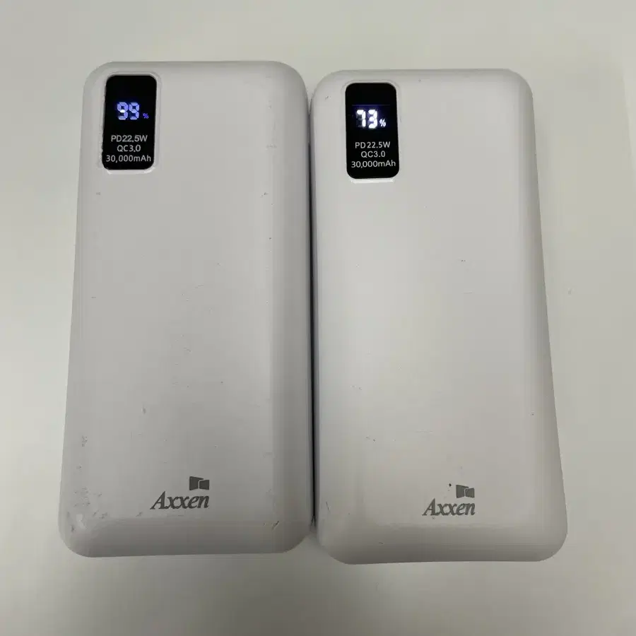 엑센 보조배터리 30000mah 3개 일괄