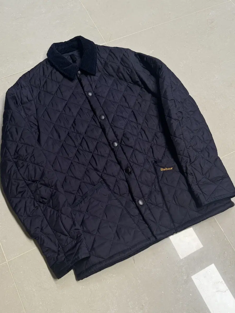 [S] Barbour Heritage Lydesdale Quilted Navy Jacket