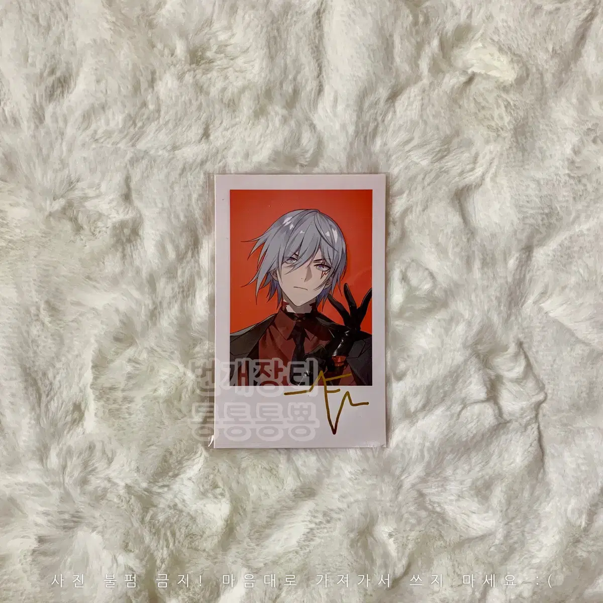 NIJISANJI EN Noctix Fulger Ovid Cheki Half Vahn Anniversary polaroid photocard Rare