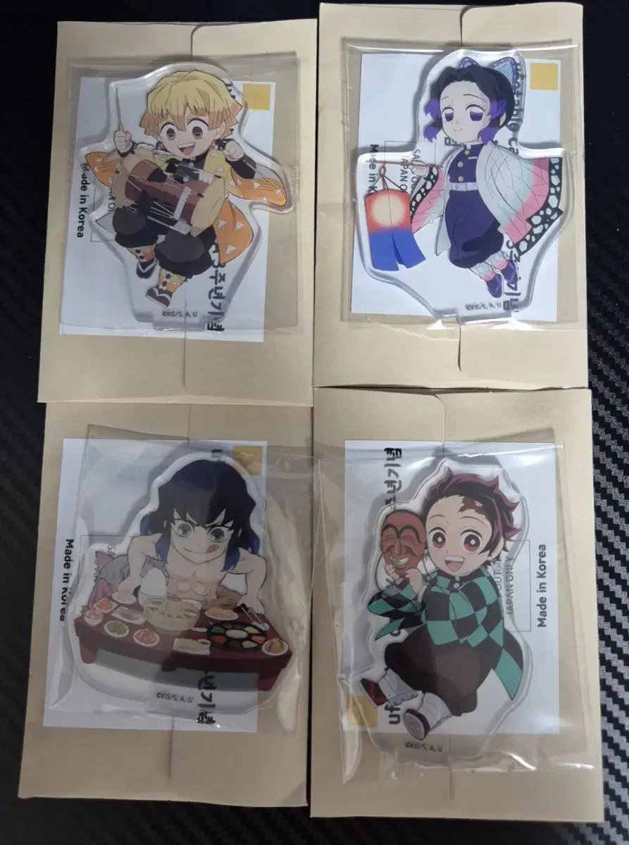 Shinobu Inosuke Zenitsu Shinjiro Tanjiro Xen's 3rd Anniversary in Korea acrylic Stand