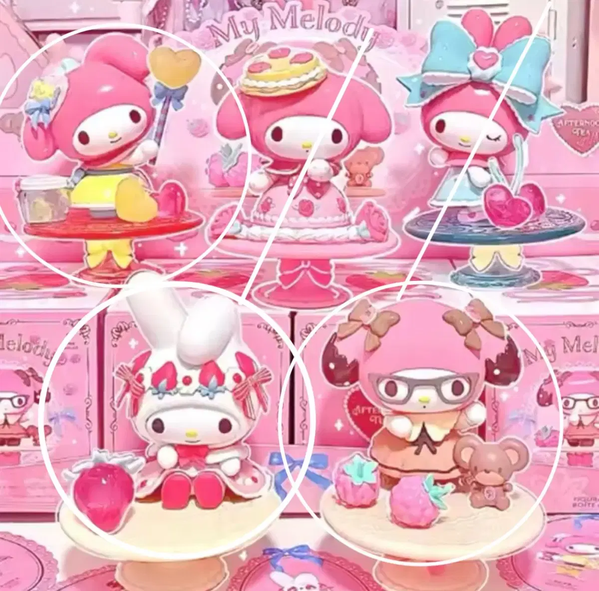 My Melody Afternoon Tea Miniso San Rio Figurine