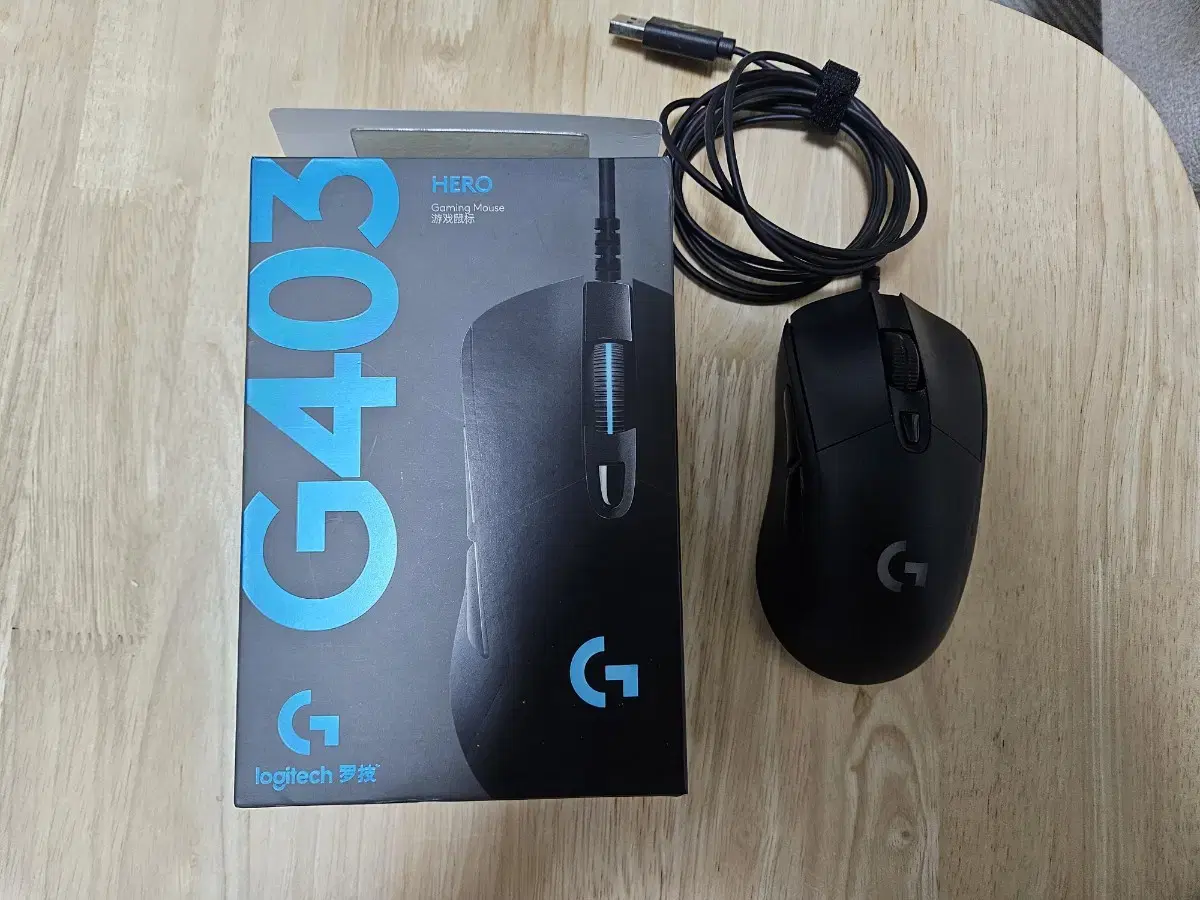 G403 hero 마우스