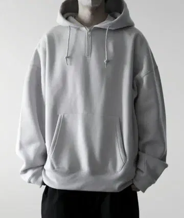 [RUUBON] 하프 지퍼 헤비 웨이트 파카