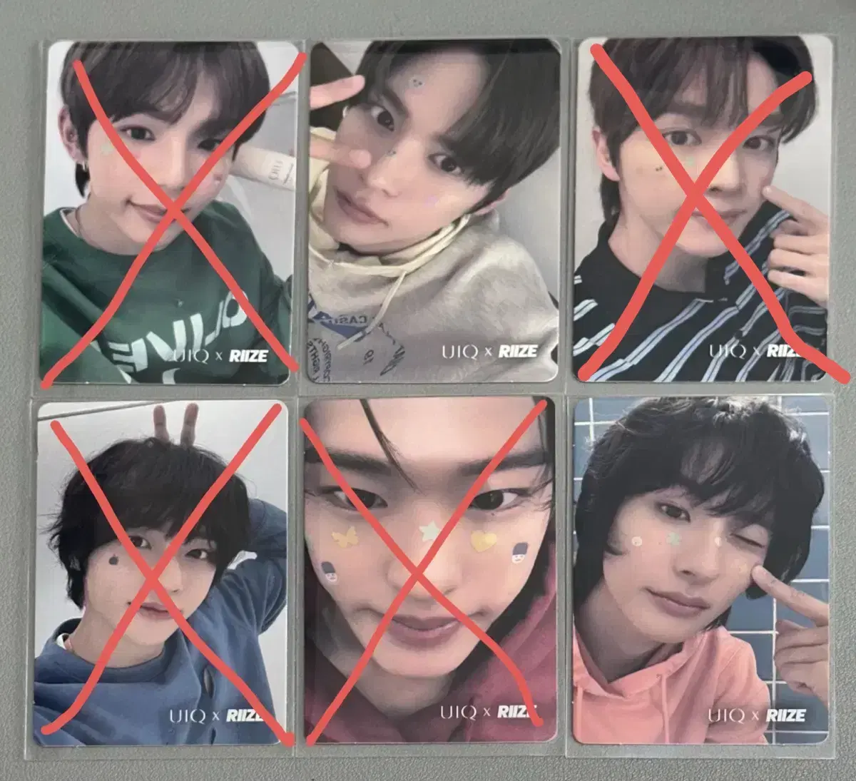 uik riize patch photocard buncheol shotaro eunseok sungchan chanyoung