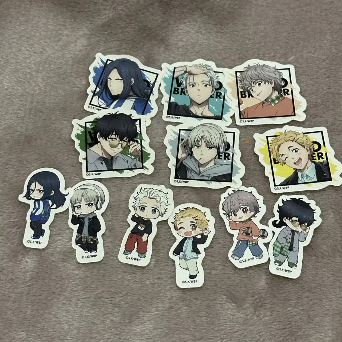 Winbre ShibuyaDISP pop up sticker Umemiya Kaji Togame Sugishita Nirei