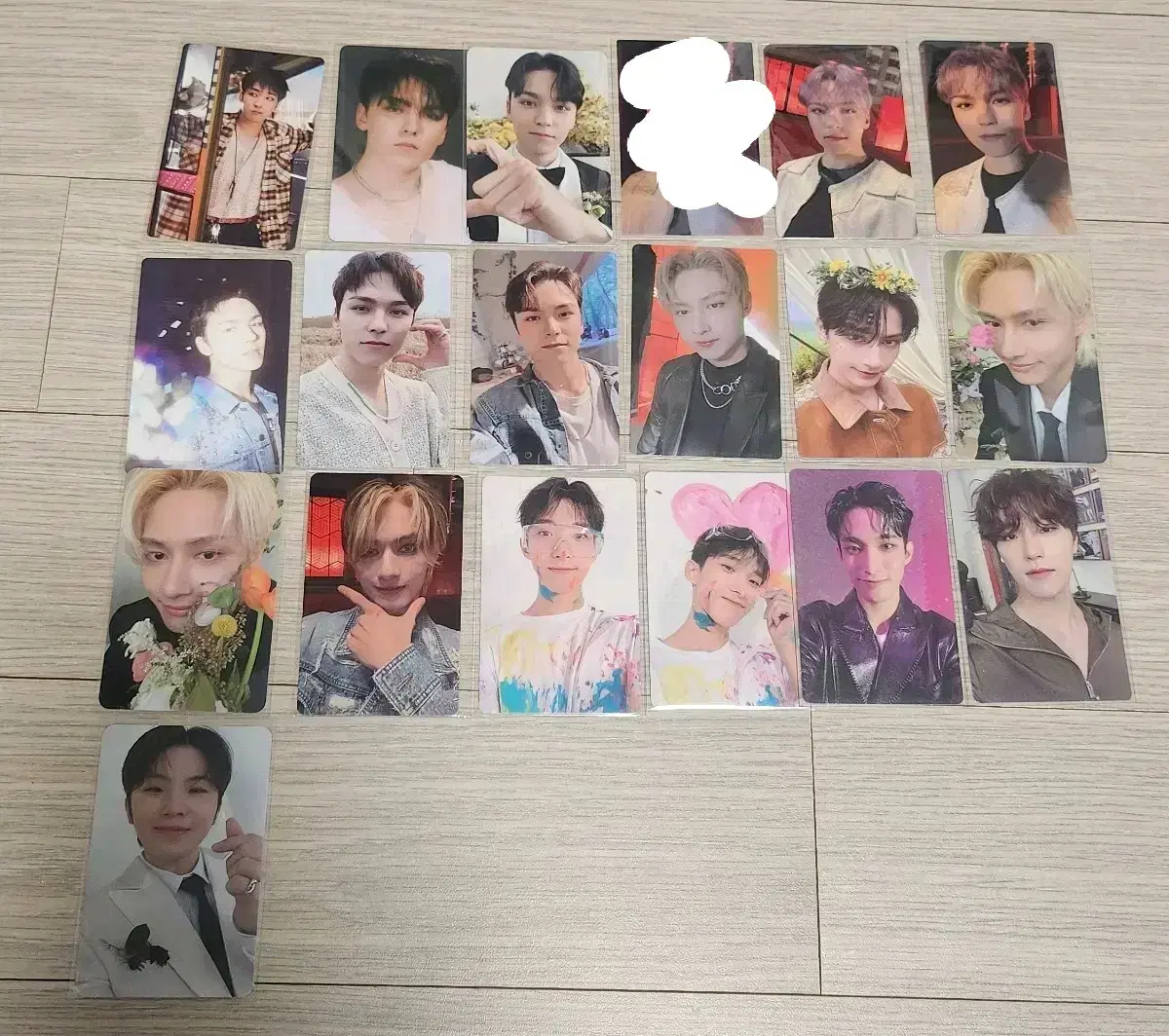 Seventeen s.coups joshua wonwoo hoshi woozi the8 dk seungkwan vernon dino Photocard