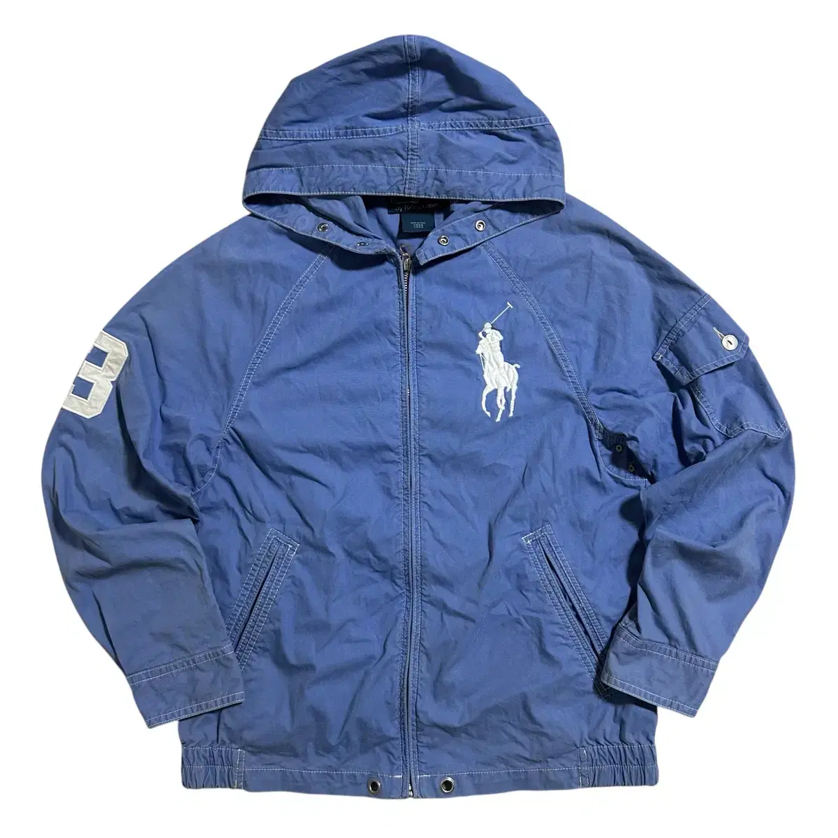 Polo Sora Big Pony Cotton Hooded Jacket (S)