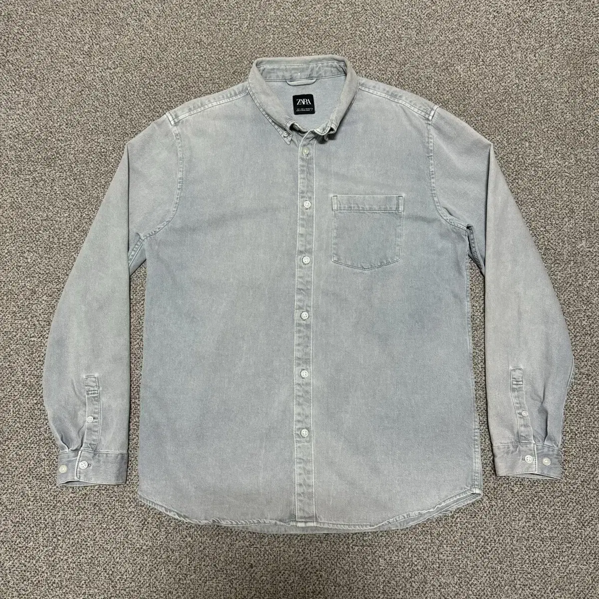 L Zara Denim Shirt