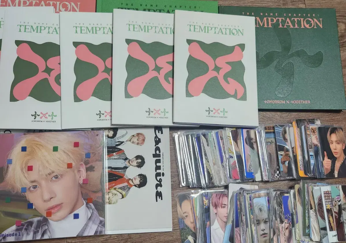 txt unsealed album + magazines + photocards