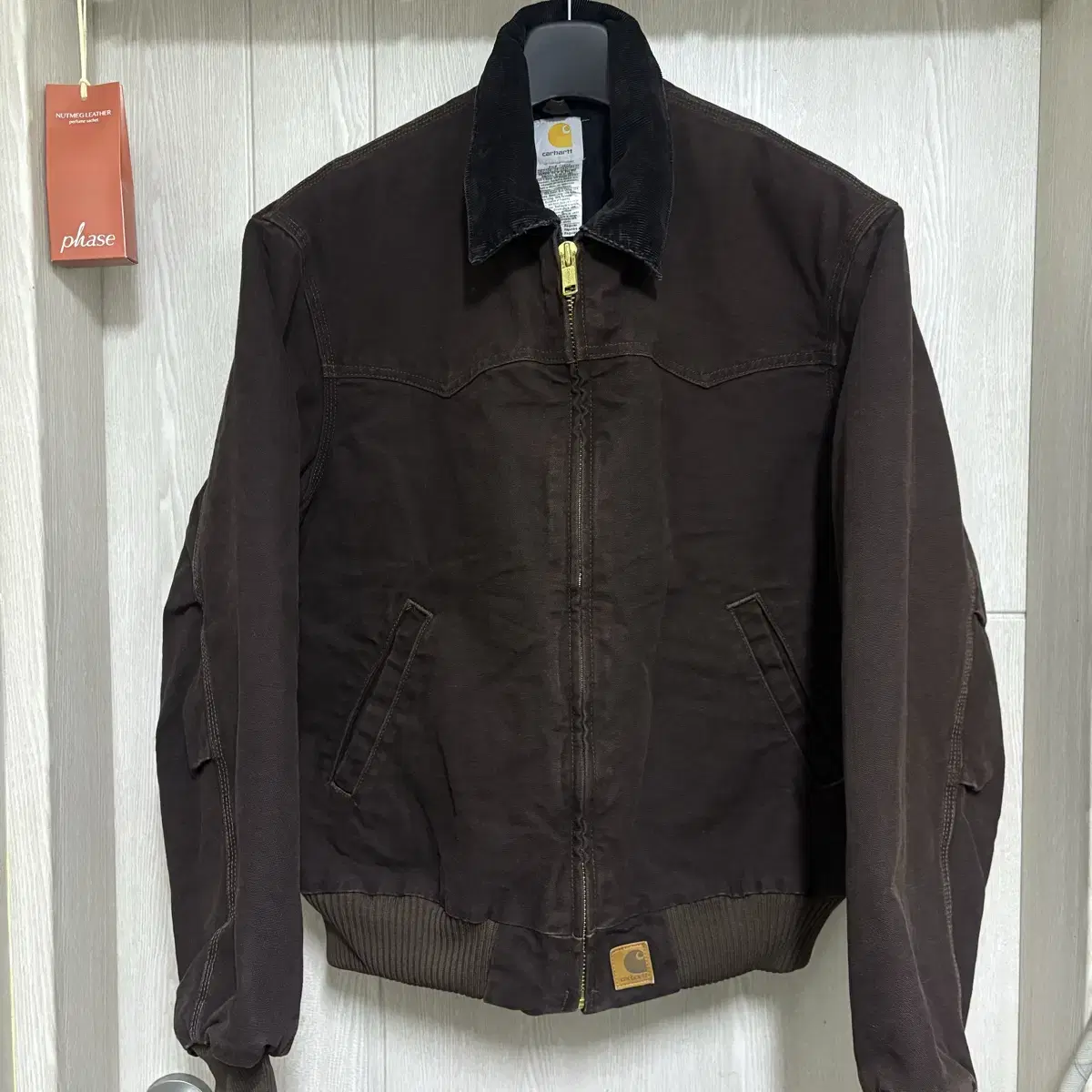 [ L ] Calhart Vintage Santa Fe Jacket Dark Brown Detroit