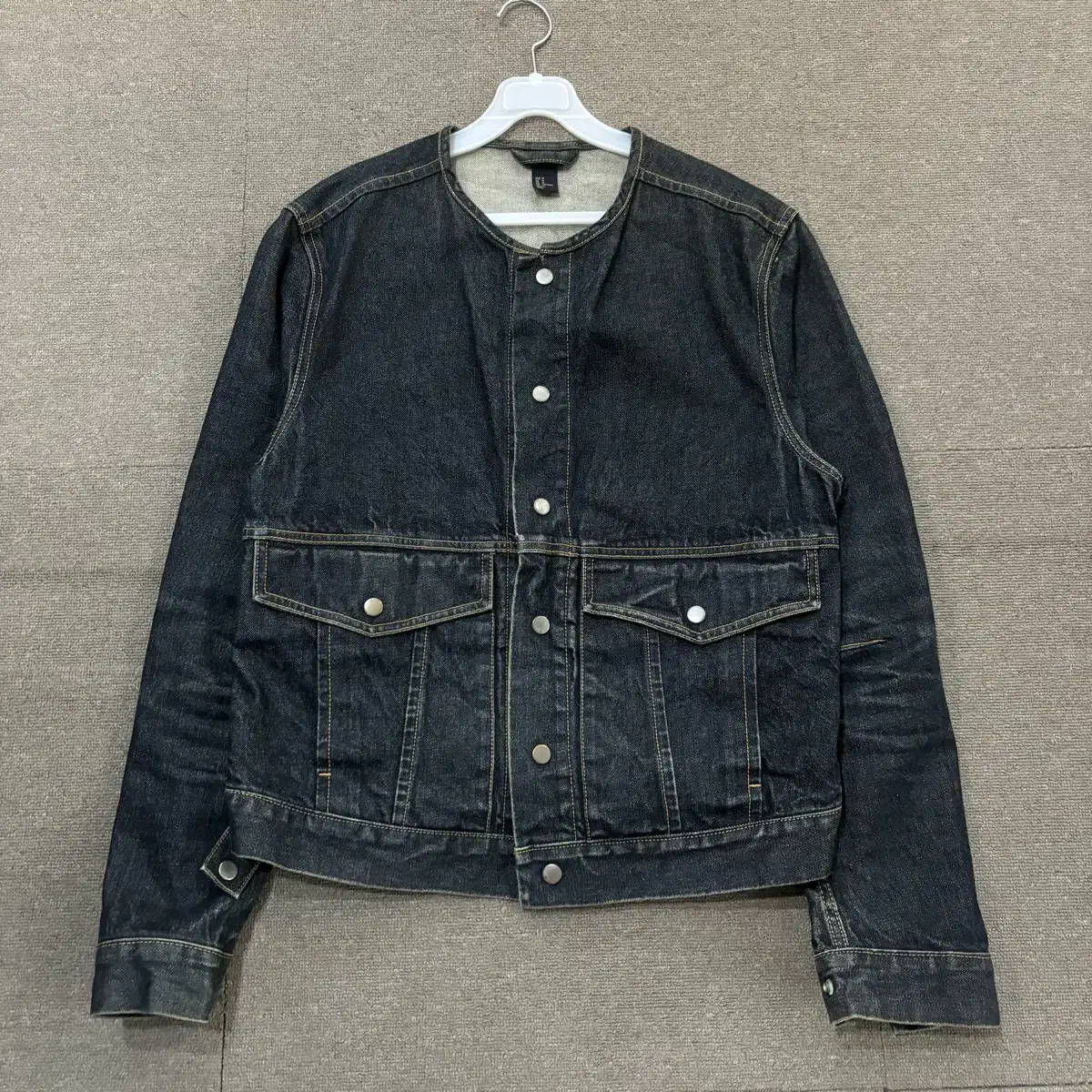 Vintage Overfit Multipocket Denim Jacket M