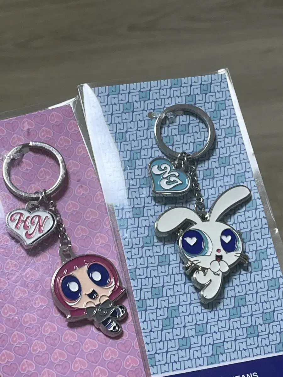 New Jeans Powerpuff Girls Housewit Metal Keyrings in Bulk