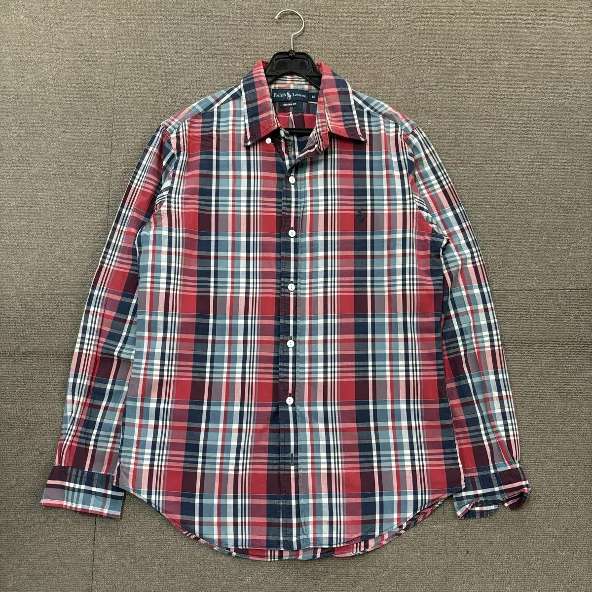 Polo Ralph Lauren Pony Check Pattern Shirt M