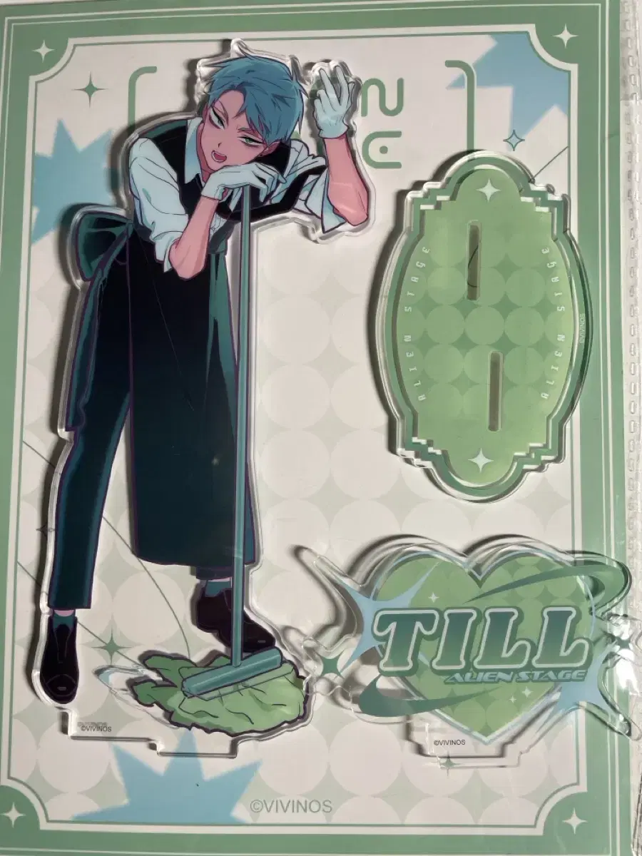 Aste Alien Stage Teal Chinese Cafe Maid Telegraph acrylic stand