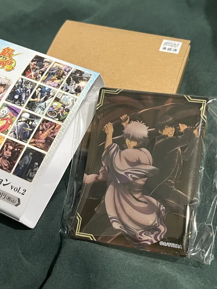 Gintama Noble Art acrylic Block Gintoki Hijikata sealed WTS