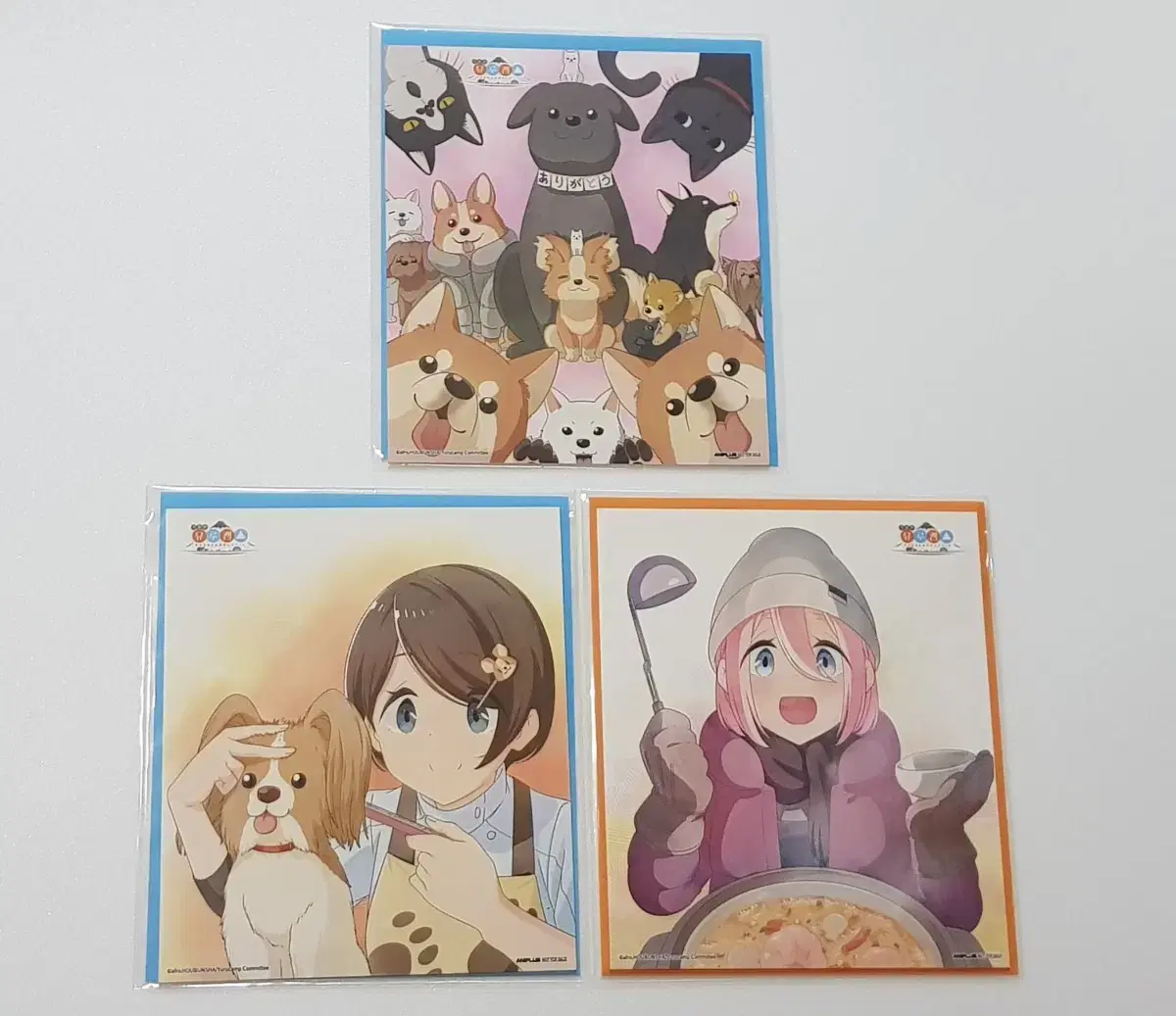 Theatrical version of Yurukam Nadeshiko Ena colored paper 3 sheets bulk Sells