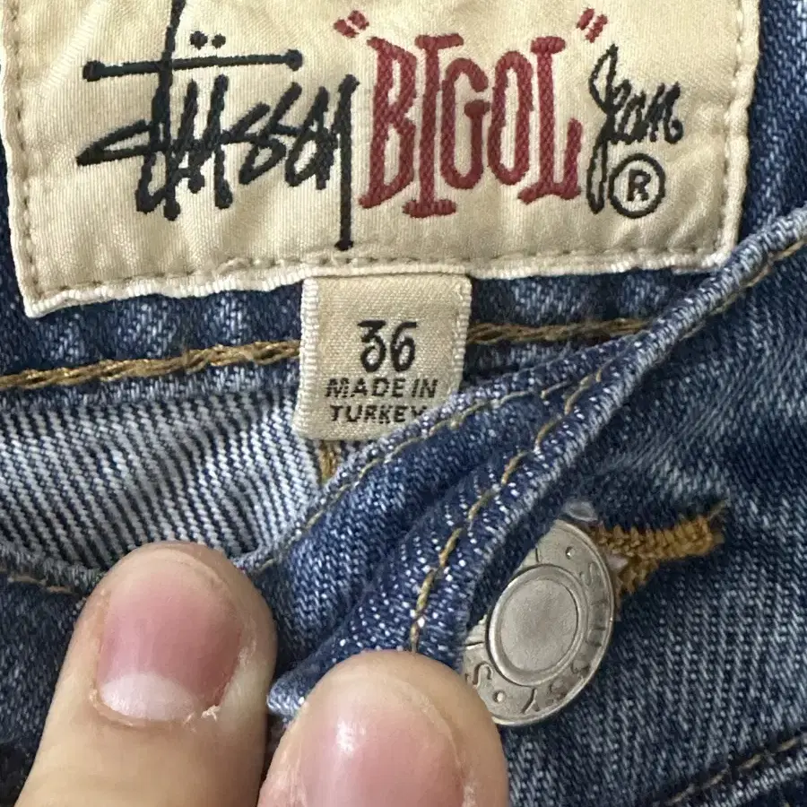 스투시 빅올진 BIG OL' JEAN DENIM 36사이즈