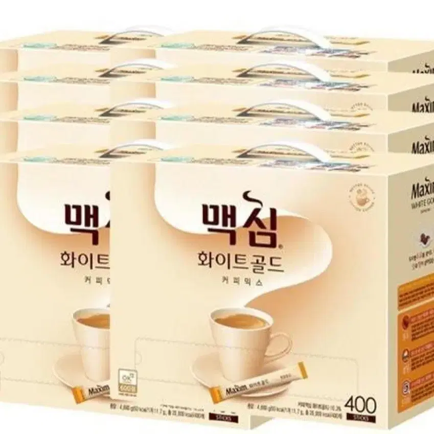 맥심화이트골드커피믹스 1200T400개X3박스 400개기준43690원무배