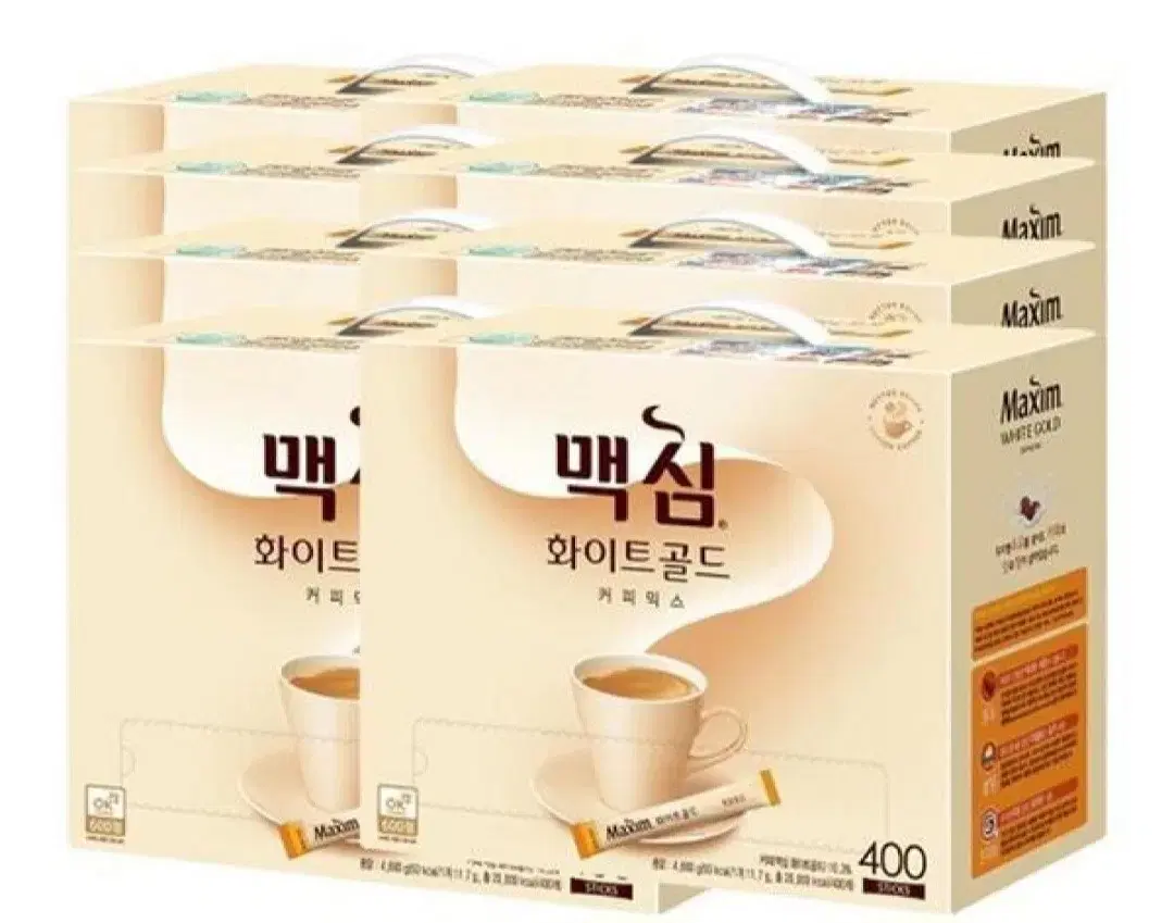 맥심화이트골드커피믹스 1200T400개X3박스 400개기준43690원무배