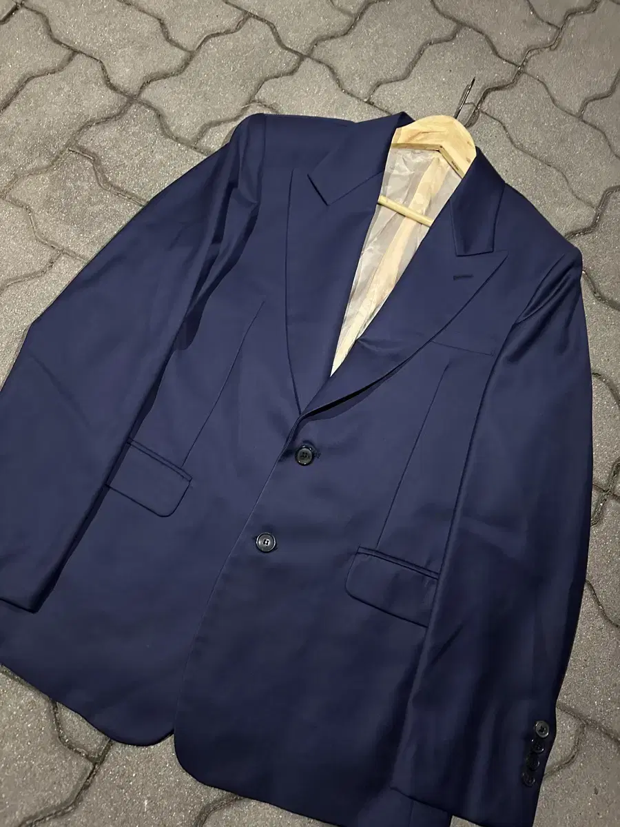 Cheil Wool Navy Tailored Suit