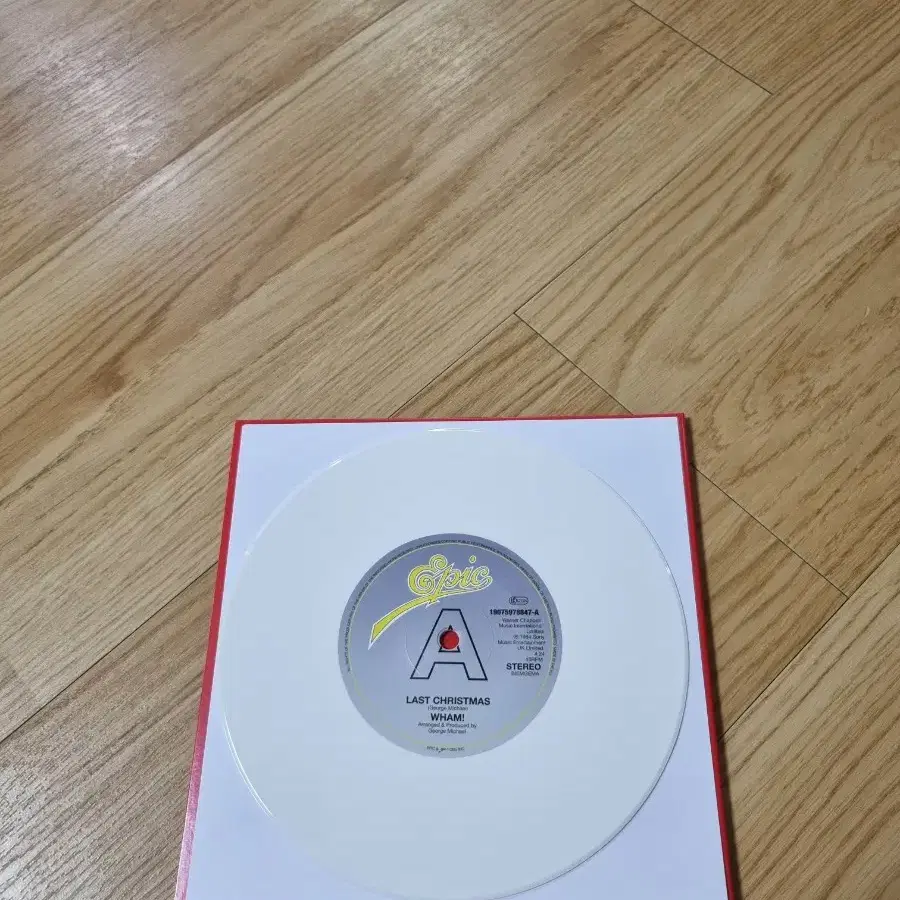 택포)wham - Last Christmas 7인치 LP 개봉반