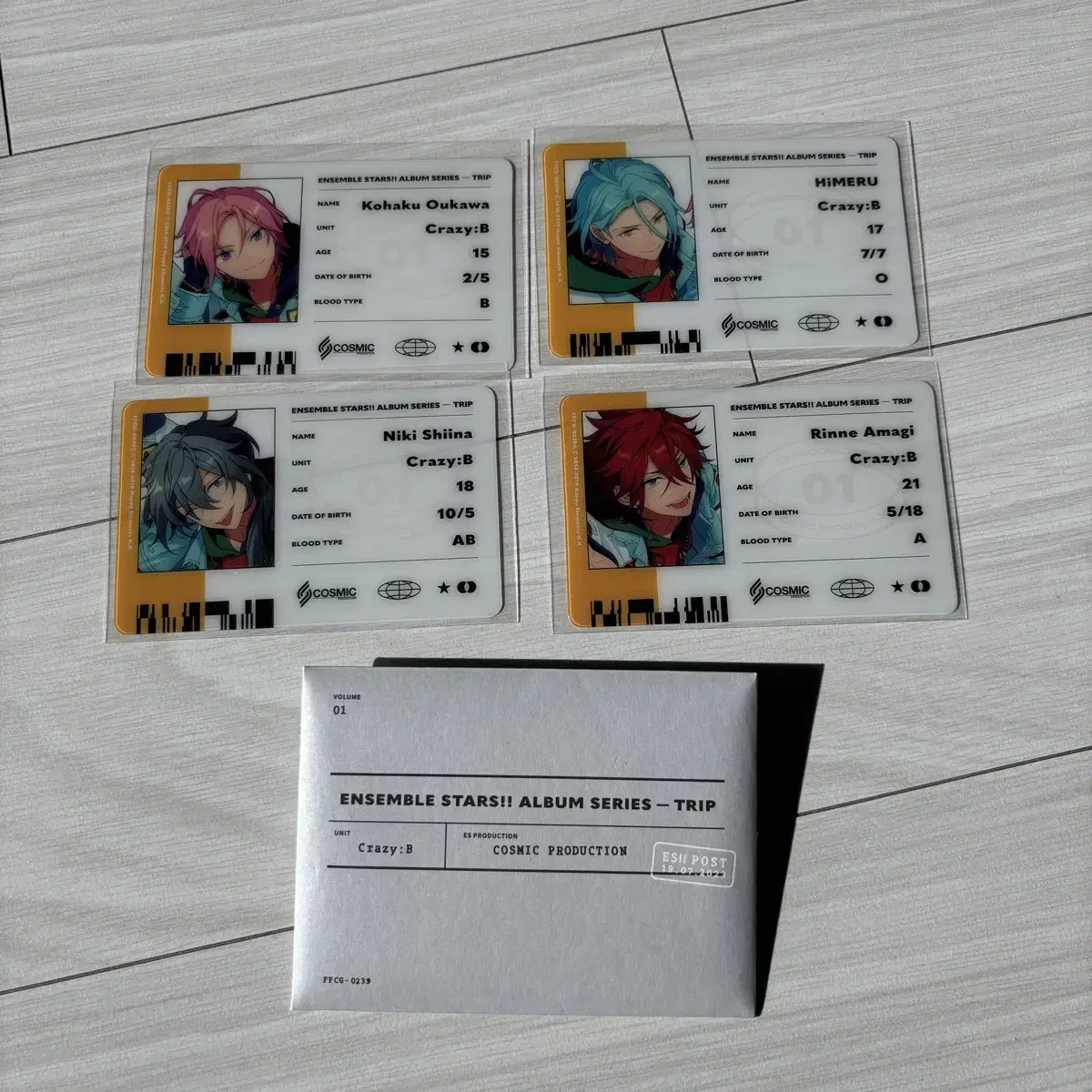 Angsta TRIP First Limited Edition album ID Card CrazyBee Rinnehime Runnikikohaku