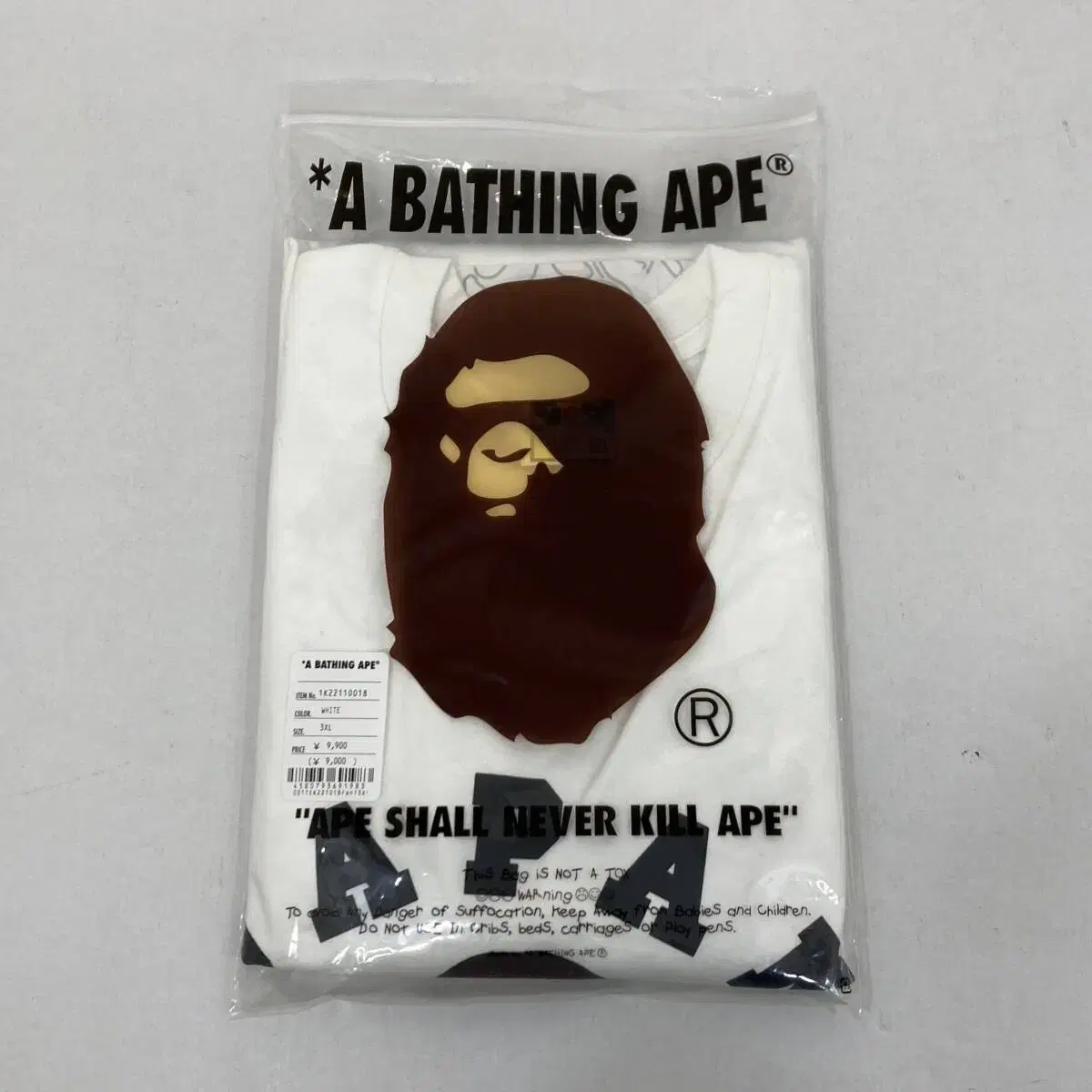 [3XL] A Bathing Ape 베이프 JAPAN COLLEGE 반팔