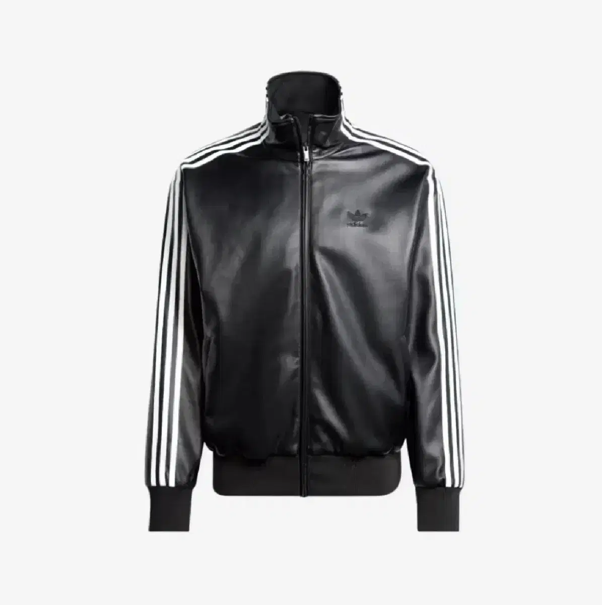 (L) Adidas Pow Leather Tracktop Jacket