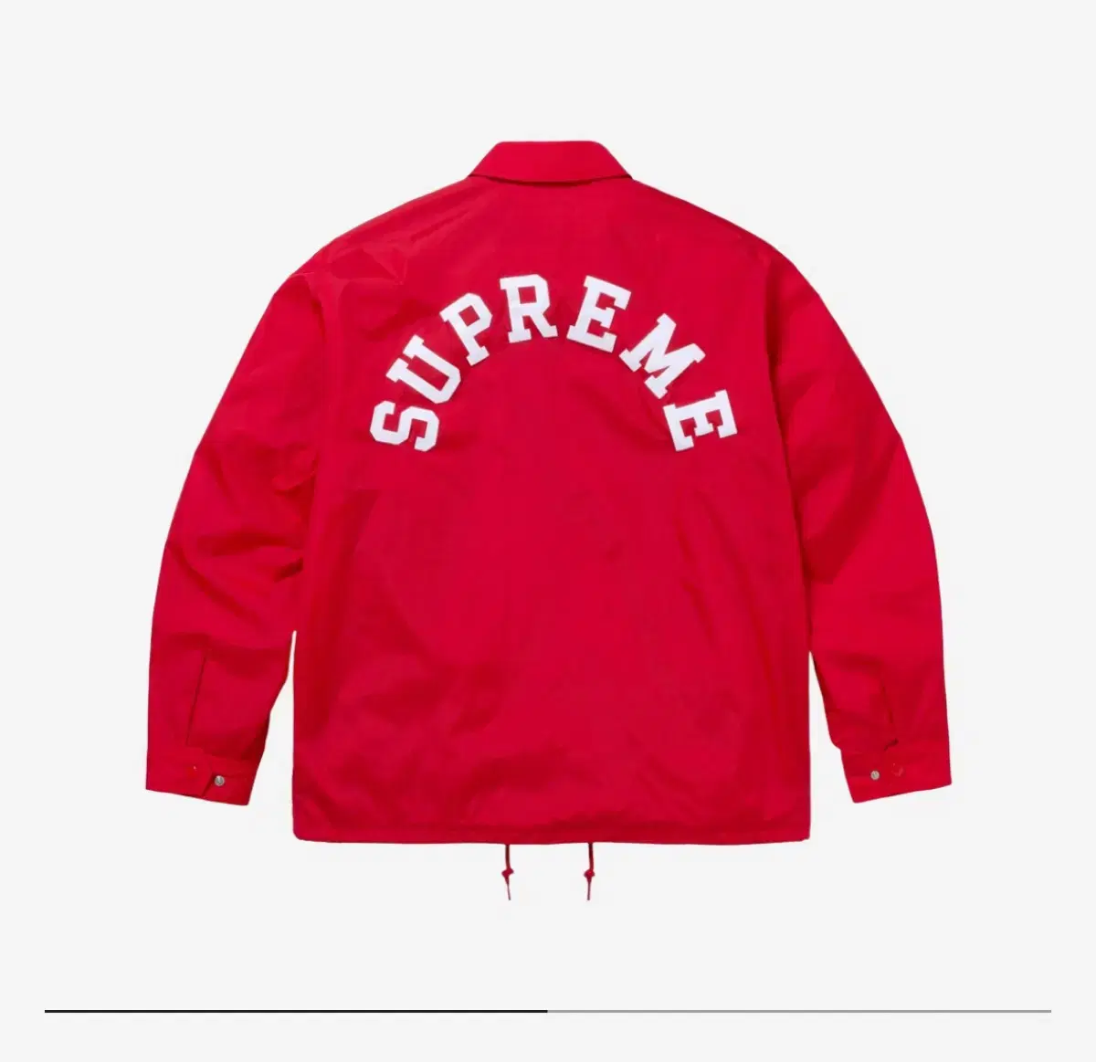 Supreme x Champion Coach Jacket Red M