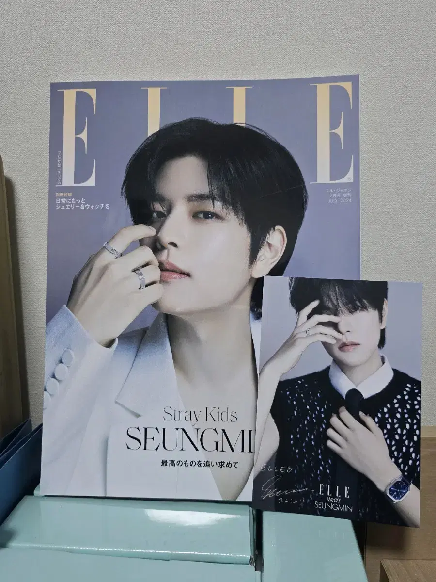 Straykids seungmin Elle reprinted from Japanese magazine