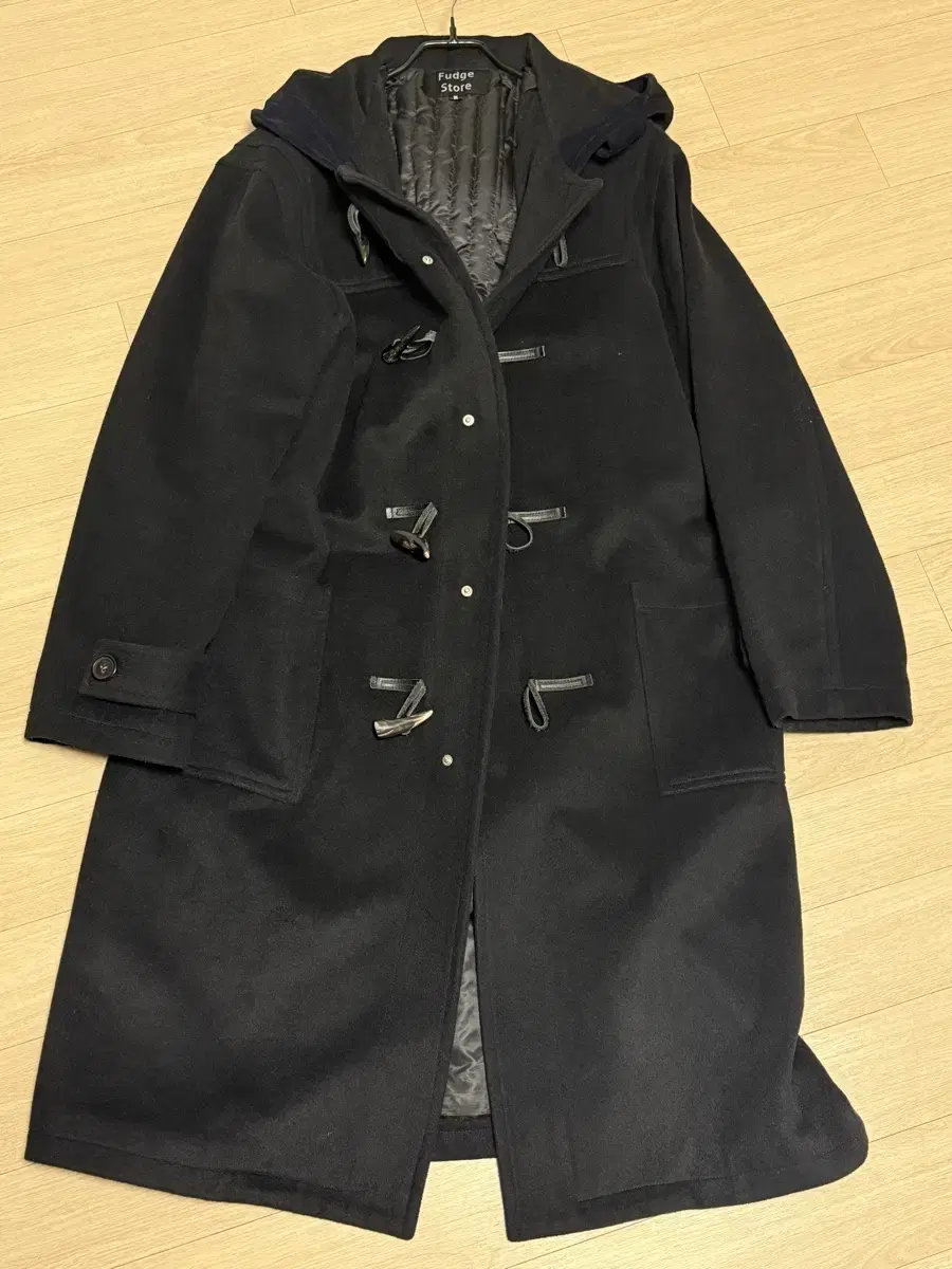 [M] Rapperge Store Tteokbokki Coat Dark Navy