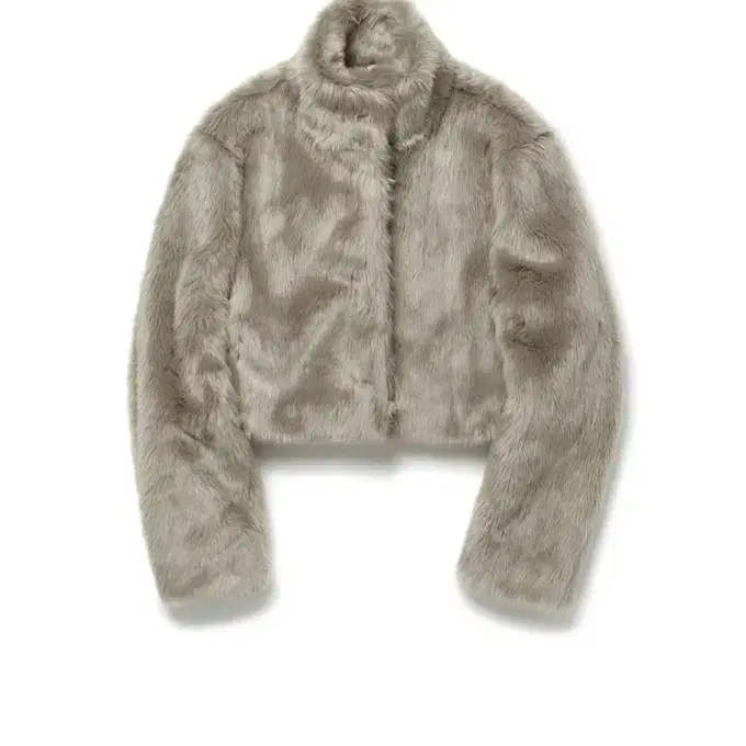 커렌트 퍼자켓 CROP FUR JACKET [BEIGE]